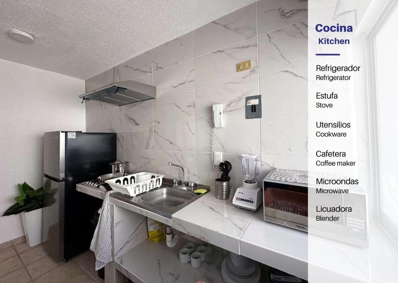 Modern Equipped 2 Bedroom Parking Cdmx Apartment Mexico City
